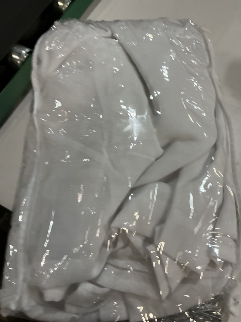 Condition photo showing Good Condition for SHINELAND Pinch Pleated Curtains Sheer 96 Inches Long x 70 Inch Wide,White Linen Curtains for Bedroom Living Room 2 Panels Set 70"W x 96"L (Pack of 2) White