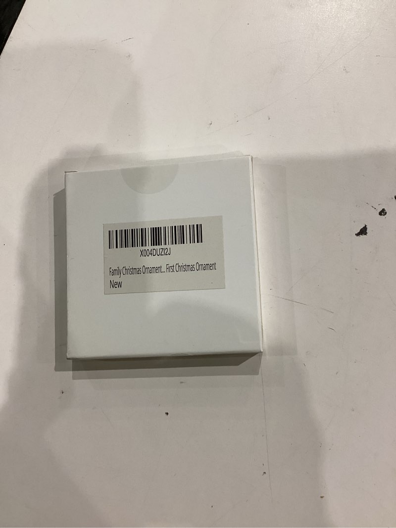 Condition photo showing New/Like New for Family Christmas Ornaments 2025, Our First Christmas As Mommy and Daddy Ornament, New Mom and Dad Gifts First Time 2025, Baby First Christmas Ornament Ceramic