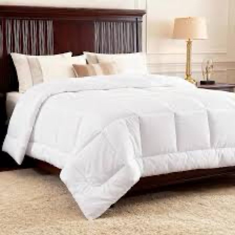 Bedsure Oversized King Comforter Duvet Insert, All Season Bed Comforter, Quilted Down Alternative Du