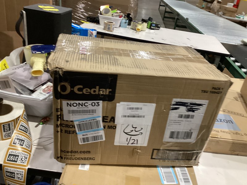 Condition photo showing New/Like New for O-Cedar RinseClean Spin Mop & Bucket System + 2 Extra Mop Heads| Clean with Water | Removes 99% of Bacteria Plastic Rinseclean Spin Mop & Bucket + 2 Extra Refills Cleaning System