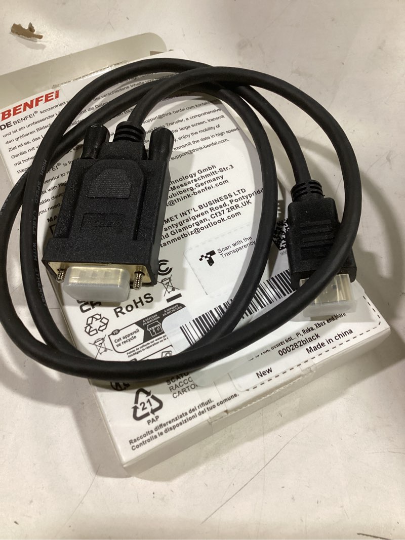 Condition photo showing New/Like New for BENFEI HDMI to VGA 3 Feet Cable, Uni-Directional HDMI (Source) to VGA (Display) Cable (Male to Male) Compatible for Computer, Desktop, Laptop, PC, Monitor, Projector, HDTV, Raspberry Pi, Roku, Xbox