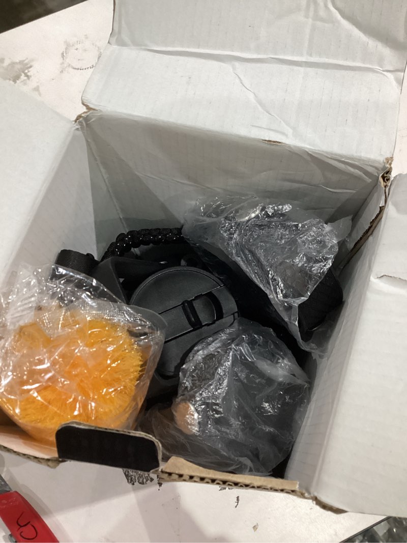 Condition photo showing As Is for Insulated Water Bottle 64oz,Triple Wall Vacuum Stainless Steel(Dishwasher Safe),Leak Proof & Non-BPA,Flask Jug with Paracord Handle & Straw Spout Lids Sports Black 64 Ounces Black