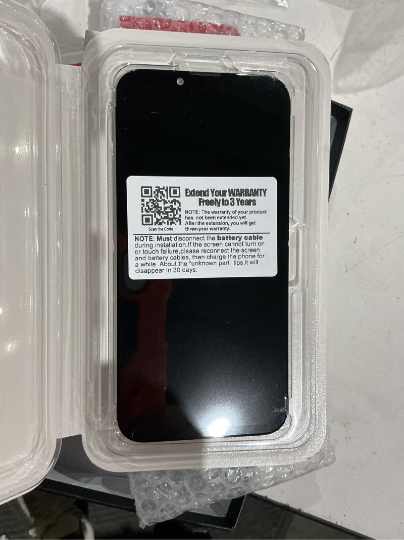 Condition photo showing As Is for fixerman for iphone 13 screen replacement 6.1 inch, 3d touch lcd display digitizer frame assembly with repair tools - model a2482, a2631, a2633, a2634, a2635 6.1" for iphone 13