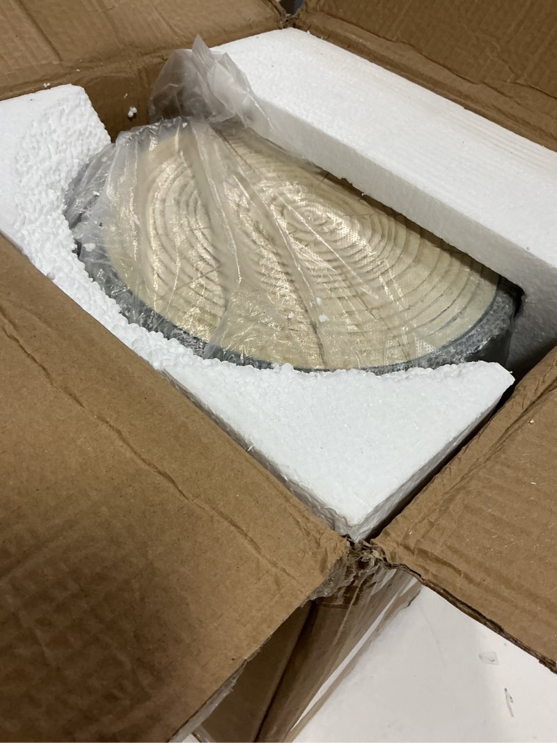 Condition photo showing Good Condition for Faux Oak Stump Cover for Yard, Landscape and Garden Pump Fake Stump Cover, Diameter 11.18Inch, Height 15.75 Inch