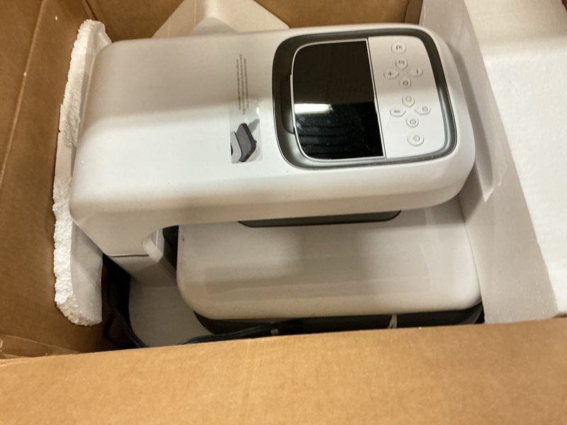 Condition photo showing As Is for HTVRONT Auto Heat Press 2 - Heat Press Machine for T Shirts with Adjustable Pressure & Higher Heating Height, Heats Up Fast & Evenly Heat Press 15x15 for HTV, Sublimation, Heat Transfer Projects Daisy White