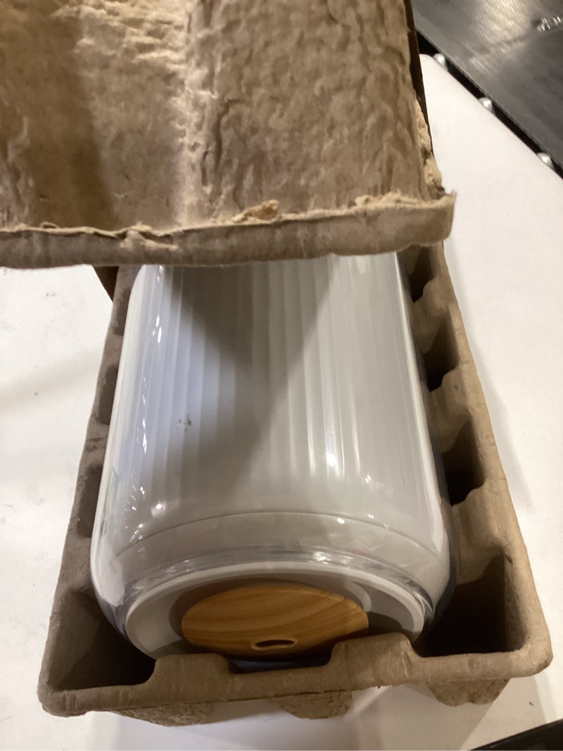 Condition photo showing As Is for Homedics Ultrasonic Humidifier - Large Deluxe Air Humidifiers for Bedroom, Plants, Office - Top-Fill 1.47-Gallon Tank, Cool Mist, Essential Oil Pads and Built-In Timer, 3 Speed Settings, White