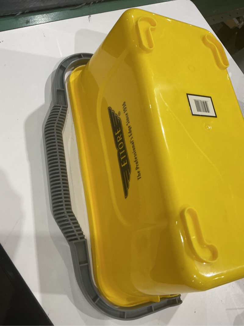 Condition photo showing New/Like New for ettore 3 gallon compact super bucket with ergonomic handle, yellow 1