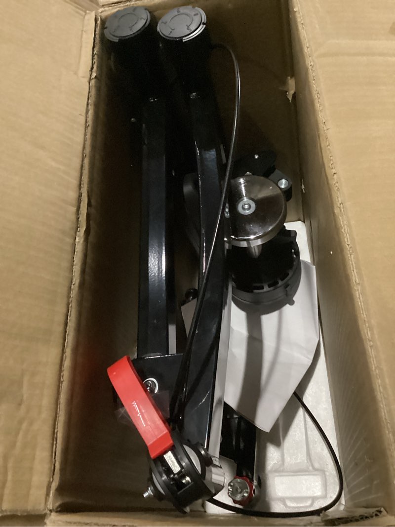 Condition photo showing Good Condition for Sportneer Bike Trainer - Magnetic Stationary Bike Stand for 26-28" & 700C Wheels - Adjustable 6 Level Resistance Bike Trainer Stand for Indoor Riding with Quick Release Lever & Front Wheel Riser Block Black
