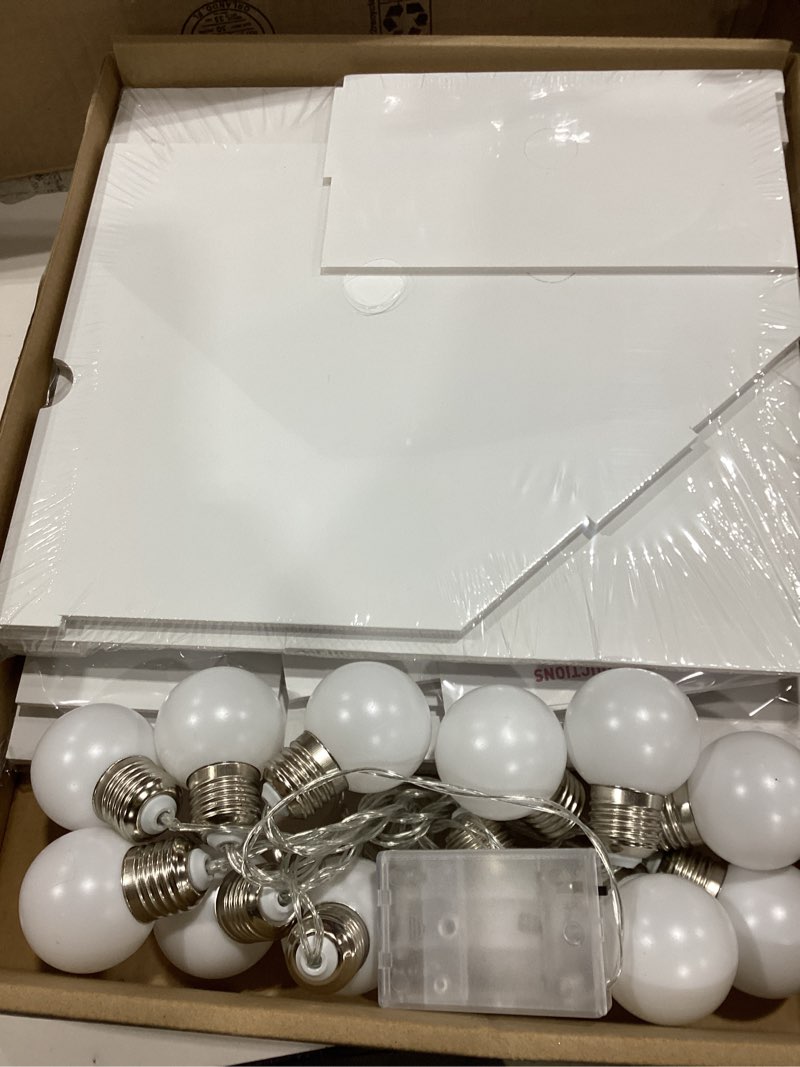 Condition photo showing Good Condition for 4FT Marquee Light Up Letters C,Party Decoration Large Marquee Light Up Letters with Weighted Water Bag,Pre-cut Foam Board Set Can Be Used for Birthdays,Weddings,Baby Anniversaries Letters C White 4ft