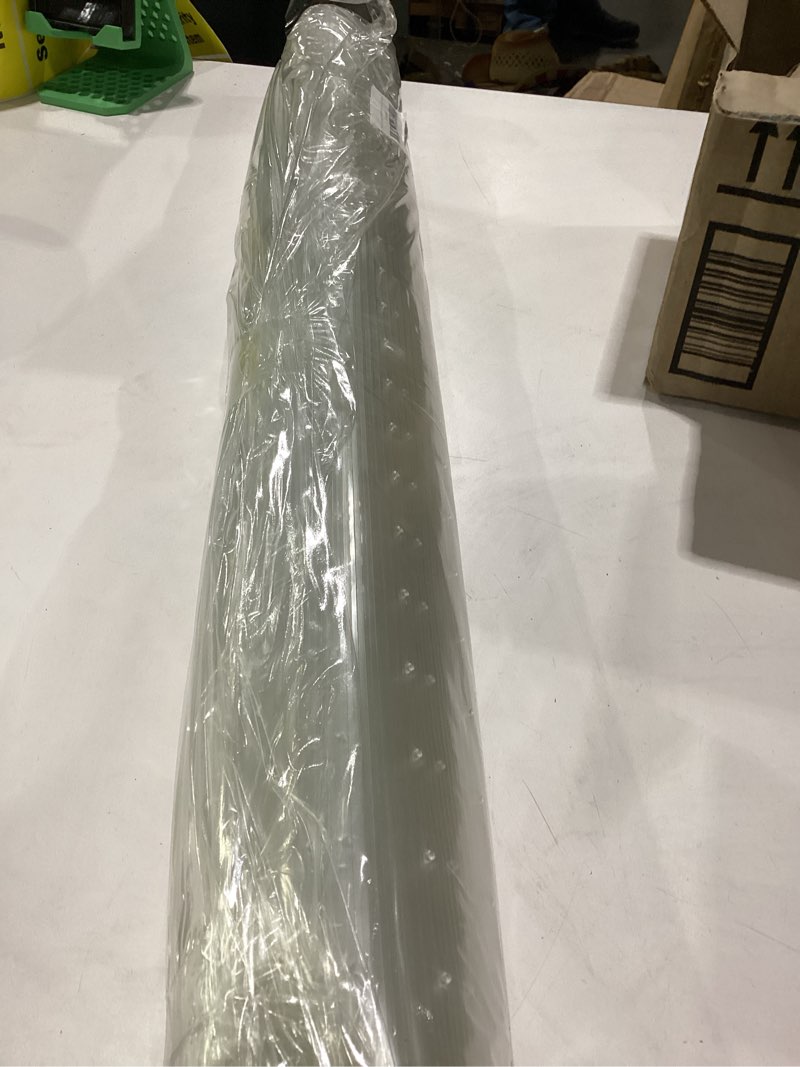 Condition photo showing New/Like New for plastic carpet runner 27in x 6ft clear floor runner for carpet protection with spikes non-slip & stain-resistant rug protector for carpeted hallway or entrance or other foot traffic areas clear 2'3" x 6' (rectangular)