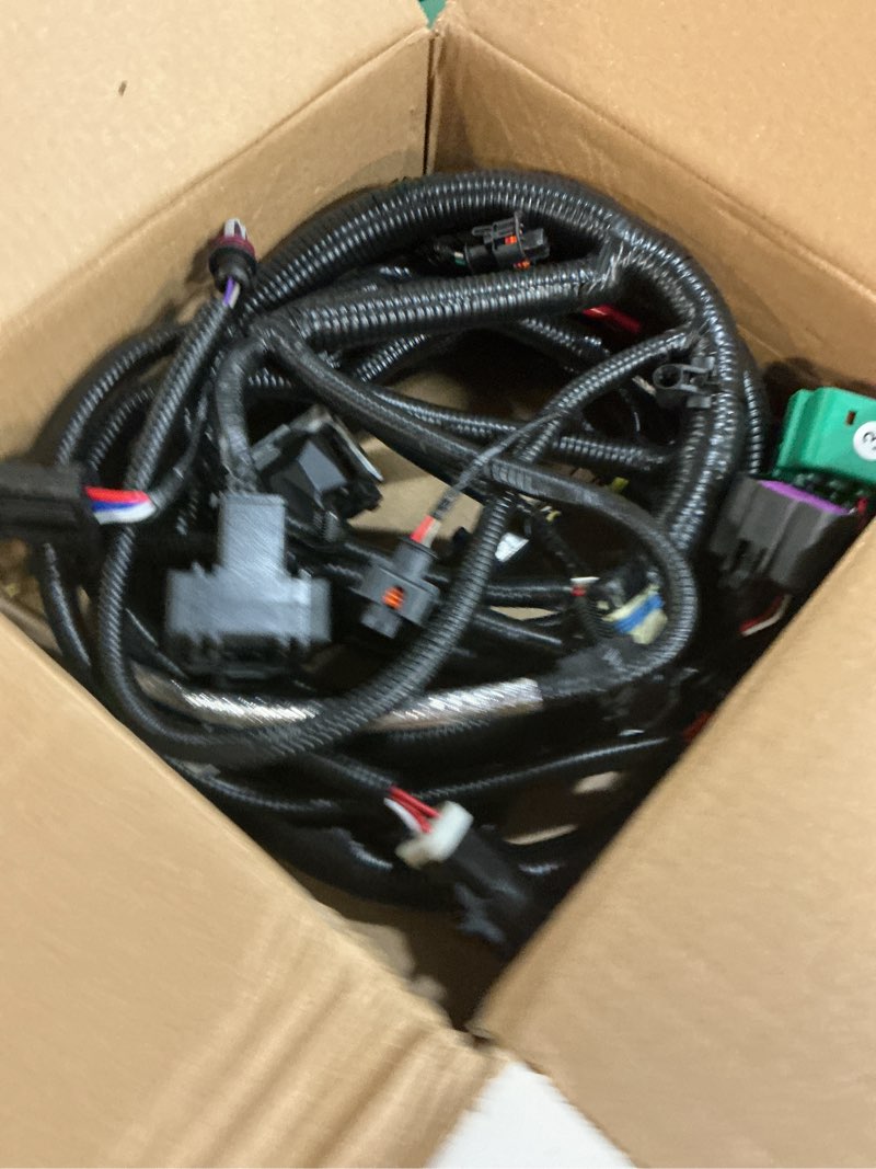 Condition photo showing New/Like New for cheriezing engine wiring harness 6.0 l compatible with ford 2003 2004 f250 f350 f450 f550 super duty v8 diesel engine replace# 3c3z-12b637-ba 3c3z12b637ba - built from 1/30/03 to 9/29/03 only