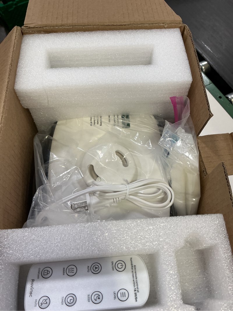 Condition photo showing As Is for 6L Self-Cleaning Humidifier for Large Room, CleanCare Warm & Cool Mist, No-Leak Design & Top Fill, 60 Hour Runtime, Quiet Ultrasonic Auto Mode with Remote Control for Bedroom & Home