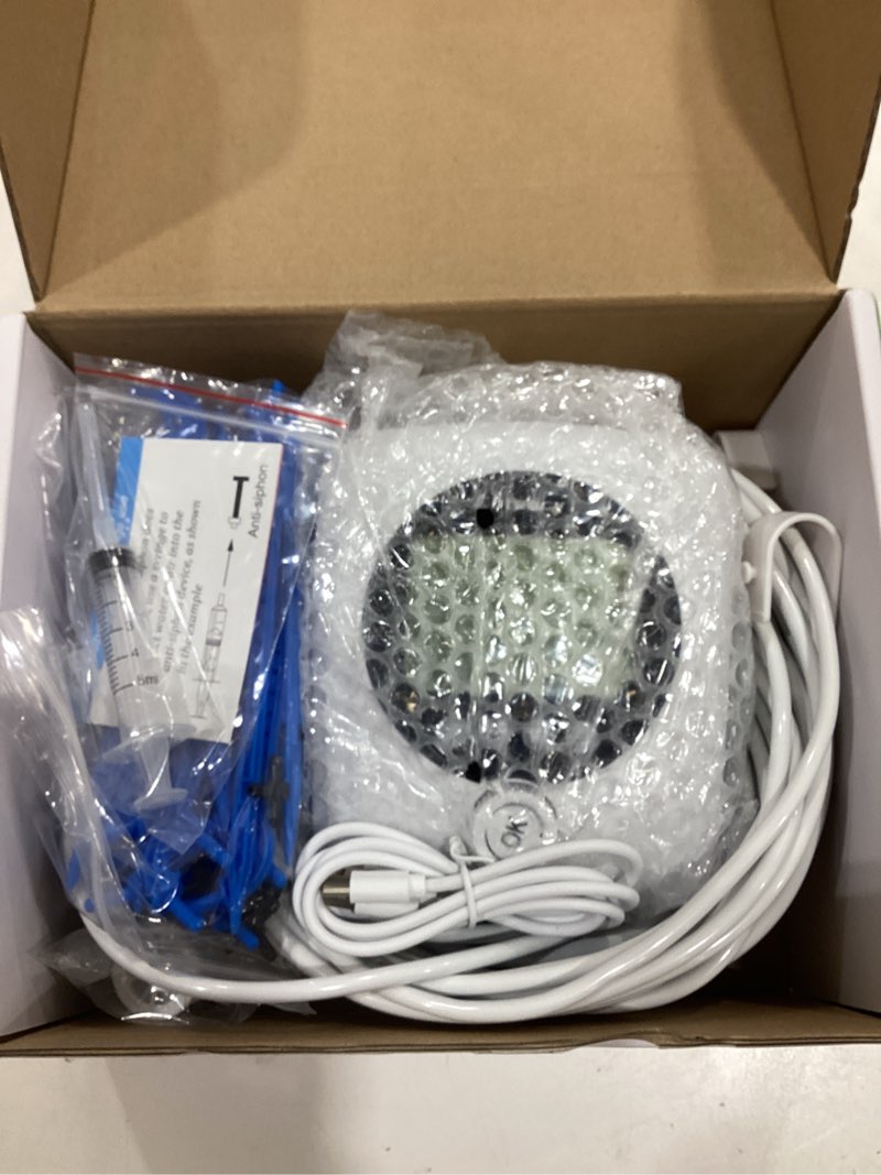 Condition photo showing As Is for Automatic Plant Waterer for 30 Potted Plants - 98FT Dual Pumps Automatic Watering System, Vacation Self Watering Drip Irrigation System & Plant Watering Device with Programmable Water Timer