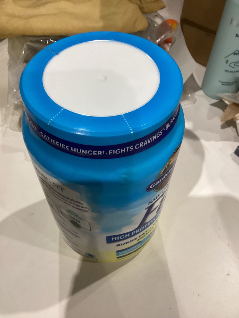 Condition photo showing New/Like New for Garden of Life Raw Organic Fit Protein Powder  Vanilla  28g Protein  2.0lb  32.2oz