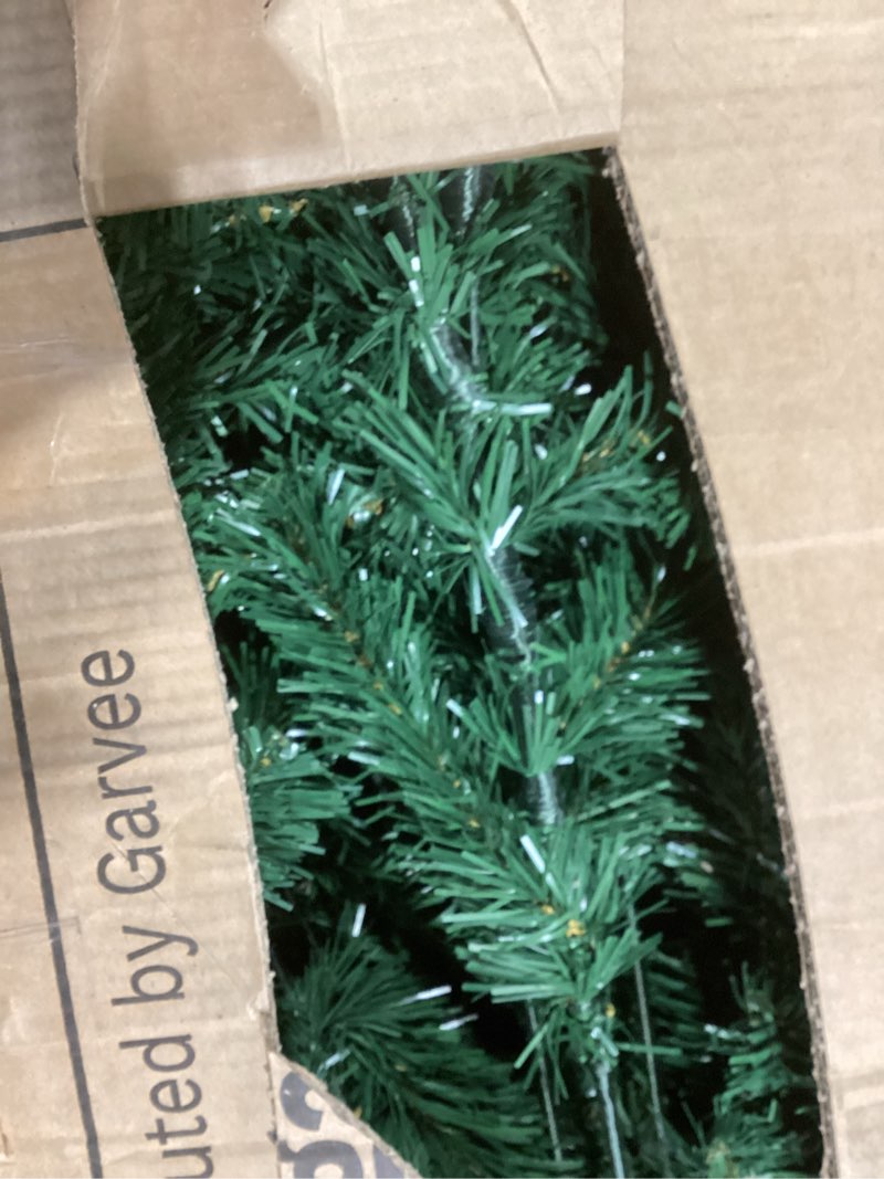 Condition photo showing Good Condition for GAOMON 7.5FT Premium Spruce Artificial Holiday Christmas Tree for Home, Office, Party Decoration w/ 1,450 Branch Tips, Easy Assembly, Metal Hinges & Foldable Base 7ft 6in Forest Green Without Light