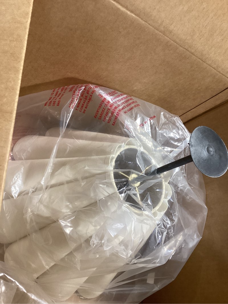 Condition photo showing Good Condition for Aspen Creative 34087 Box Pleated Large Empire Spider Construction Lamp Shade, Cream Linen Fabric, 6" Top x 16" Bottom x 10" Slant Cream & 16" Width