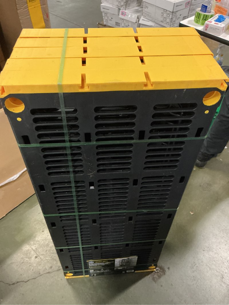 Condition photo showing Good Condition for Project Source Commander 5 -Tier Heavy Duty Black Plastic Utility shelving