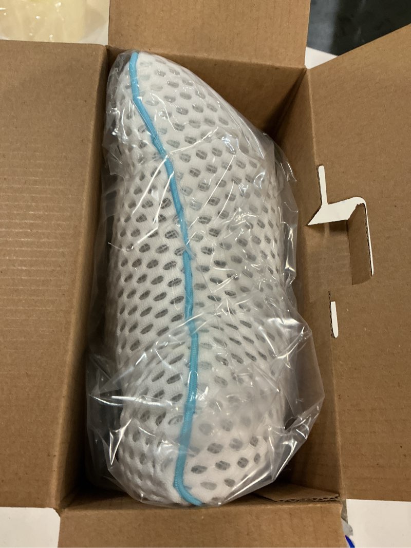 Condition photo showing New/Like New for Non Slip Bath Pillow, Luxury Spa Bathtub Head & Neck Rest Support, Permeable Quick Drying Air Mesh Tub Pillow with 4 Large Suction Cups, Fits Any Tubs, Soft and Relaxing (White)