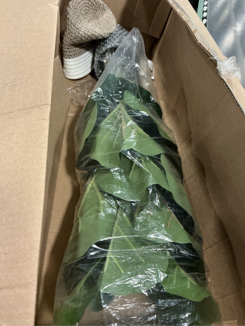 Condition photo showing Good Condition for BESAMENATURE Artificial Fiddle Leaf Fig Tree/Faux Ficus Lyrata for Home Office Decoration, 30.5" Tal