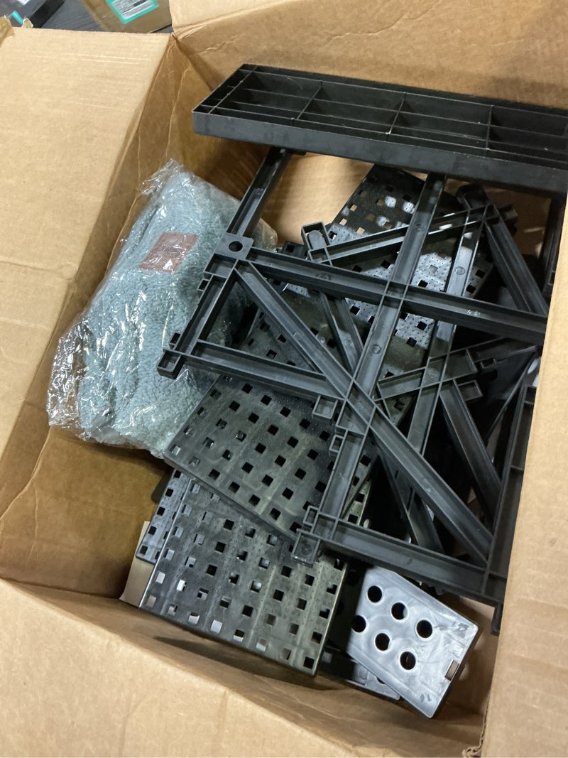 Condition photo showing As Is for AKC 4-Step Pet Stairs – Durable, Non-Slip Steps for Small Dogs and Cats, Washable Cover, Simple No-Tool Assembly, Supports Up to 50 lbs