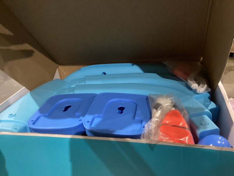 Condition photo showing Good Condition for KIZZYEA Toys for 1 2 3 Years Old Boys Girls, Toddler Basketball Hoop & Soccer Goal, Montessori Toy, Interactive Musical Sports Toys with Light, Christmas Birthday Gifts for Baby Kids Age 12-18 Months Blue