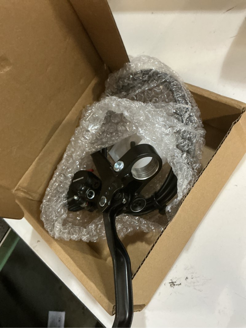 Condition photo showing Good Condition for br-bl-mt200 mtb hydraulic disc brakes set left front 800mm right rear 1550mm mountain bike hydraulic brake mountain bike bicycle disc brake 2 piston rear brake only