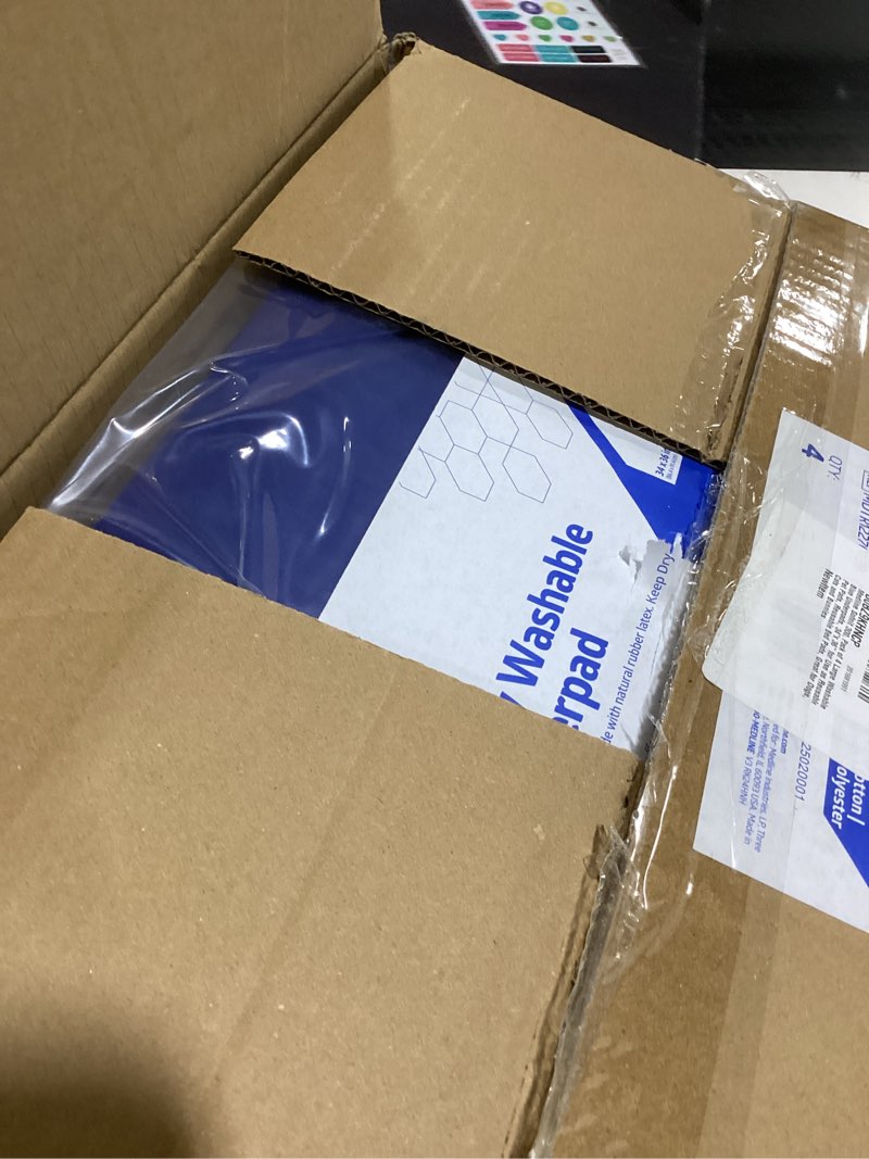 Condition photo showing Good Condition for Medline Sofnit 300, Pack of 4 Large Washable Blue Underpads, 34”x 36” for Use as Reusable Pet Pads, Reusable Bed Pads, Great for Dogs, Cats and Bunnies 34" x 36" (Pack of 4) Navy