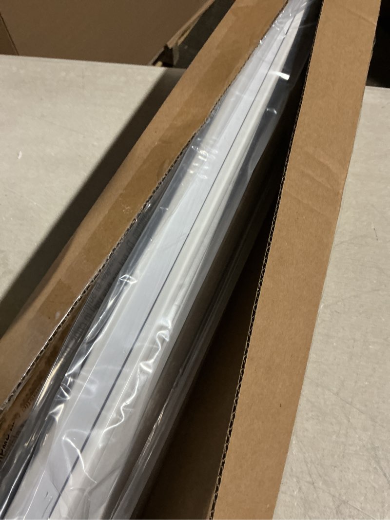 Condition photo showing Good Condition for lazblinds no tools no drill cordless cellular shades, blackout light blocking honeycomb shades for home, thermal insulation blinds for windows, 27" w x 64" h, white blackout-white 27" w x 64" h