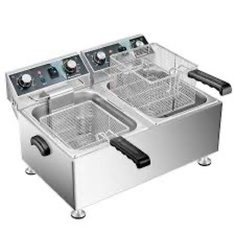 Deep Fryer with 2 Baskets