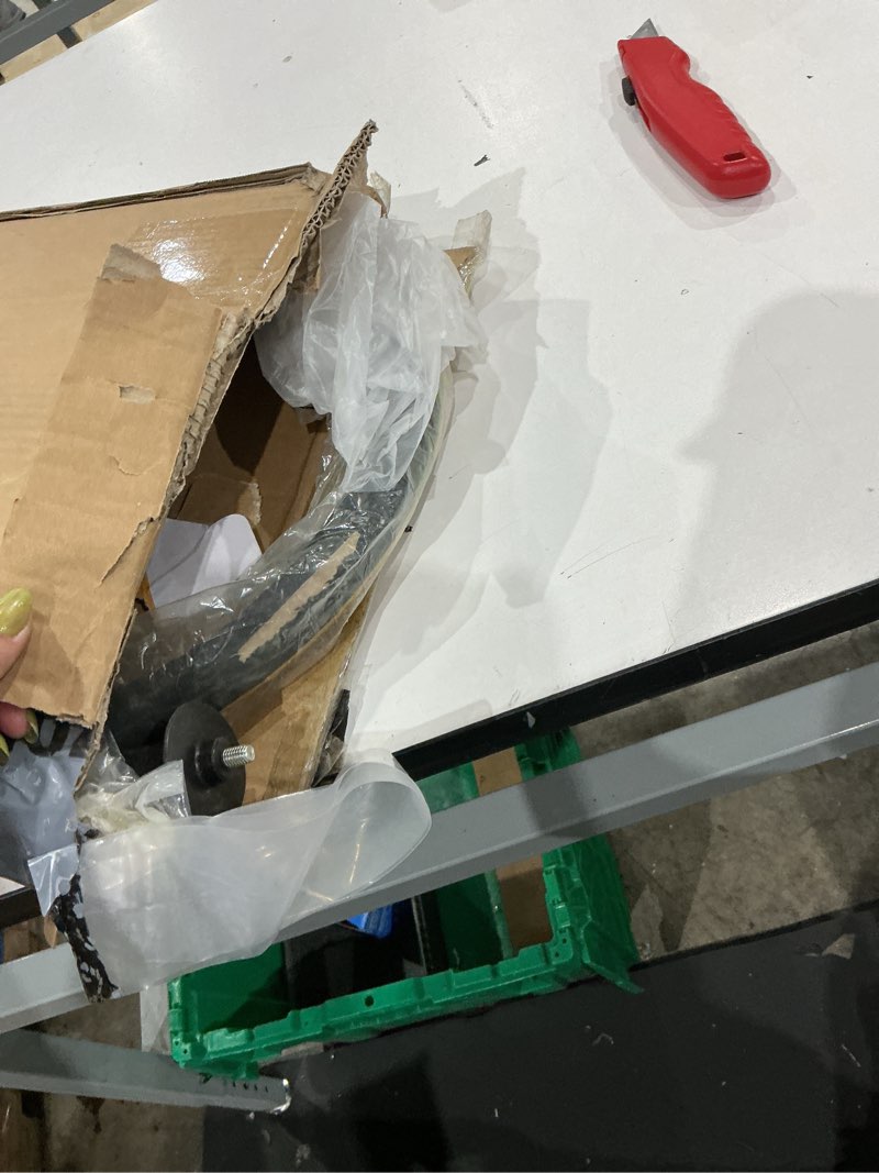 Condition photo showing As Is for electric vibrator concrete handheld,2hp 1500w powerful copper motor construction insertion cement vibrator remove air bubble,mix concrete with flexible shaft long working area 6.6 ft(2m) 1500w copper motor red