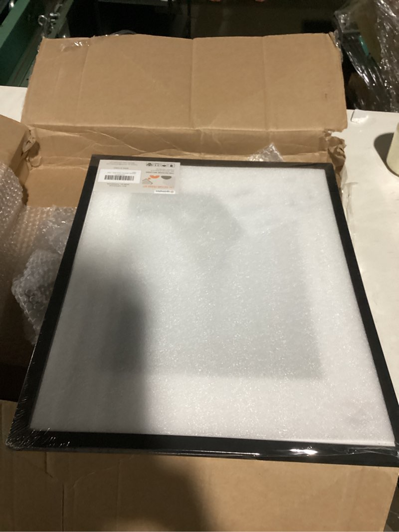 Condition photo showing As Is for upsimples 16x20 Picture Frame, Display Pictures 11x14 with Mat or 16 x 20 Without, Wall Hanging Poster Frame, Black, 1 Pack Black 16x20