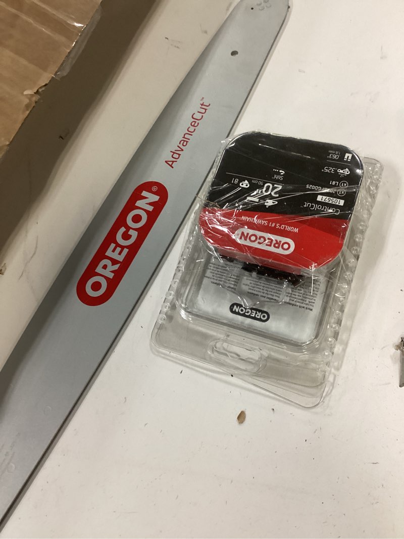 Condition photo showing Good Condition for Oregon 20-Inch Replacement Chainsaw Bar and L81 AdvanceCut Chainsaw Chain Combo, 81 Drive Links, Pit