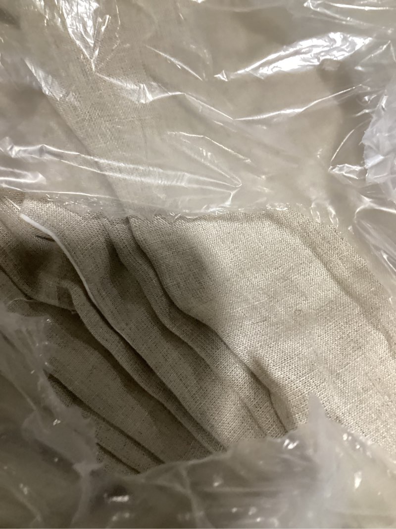 Condition photo showing As Is for european linen curtain