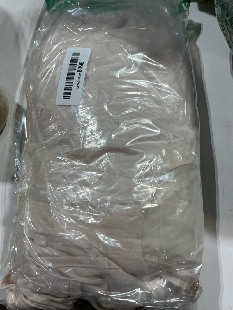 Condition photo showing Good Condition for zesica women's long sleeve swiss dot maxi wedding guest dresses | flowy a line boho long dress, elegant cocktail party holiday church dresses, bridal shower going out clothes 2026 medium beige