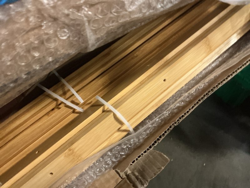 Condition photo showing Good Condition for SpaceAid 8 Pack Tray Dividers for Cabinets, Bamboo Kitchen Cookie Baking Sheet Organizer for Cabinet, Vertical Pan and Trays Organizers for Pantry Storage 8 Pack (23.5"D x 23.7"H) Natural