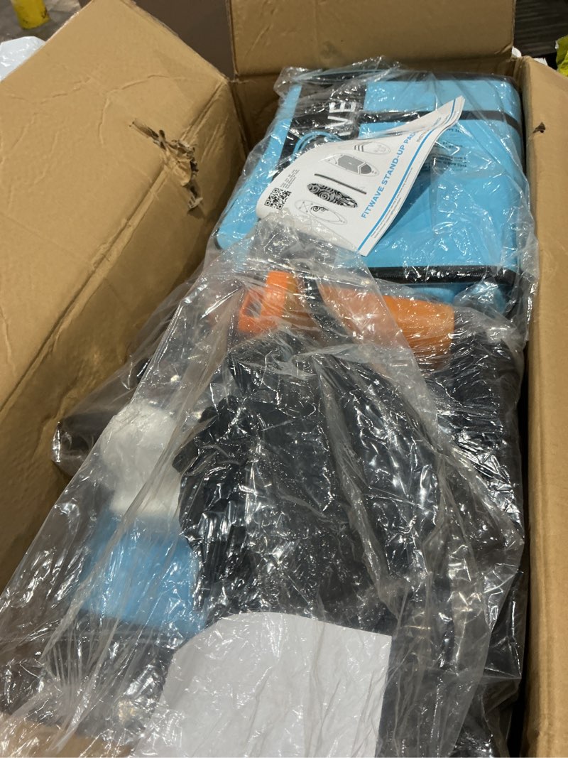 Condition photo showing Good Condition for inflatable stand up paddle board (6'' thick) - premium sup board with durable sup accessories & non-slip deck | includes paddle pump & backpack | for adults/youth blue