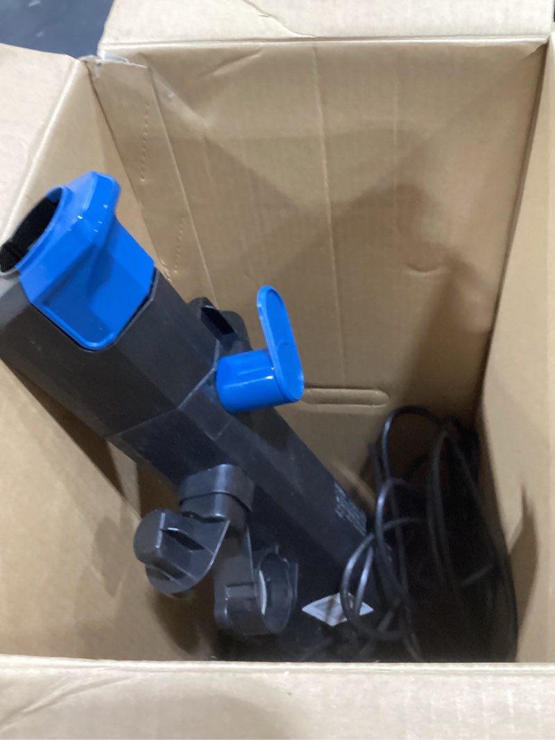 Condition photo showing As Is for eureka powerspeed lightweight upright vacuum cleaner for carpet and hard floor, powerful bagless upright vacuum cleaner for home pets, neu181a, blue blue neu181a with pet tool