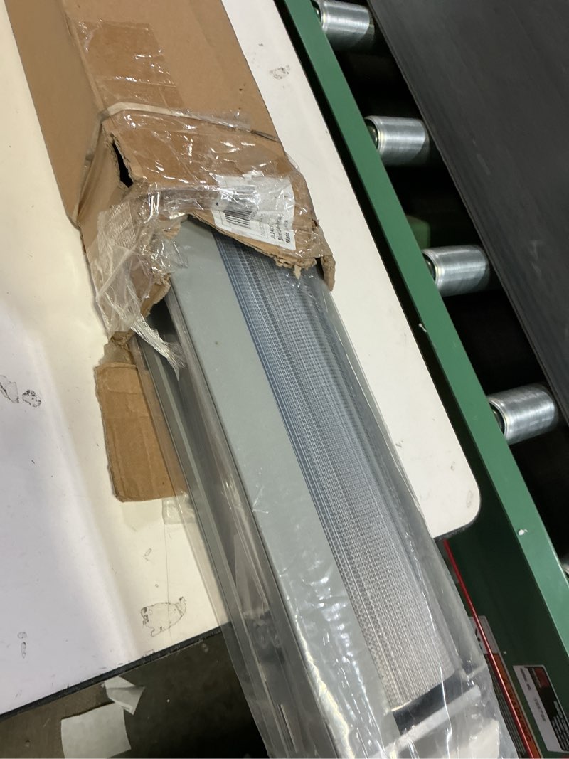 Condition photo showing Good Condition for Joydeco No Drill Zebra Blinds for Windows, Cordless Day & Night Dual Sheer Roller Shades, Easy Installation, Free-Stop Lift System, Light Filtering Privacy Blinds for Home(Grey,34\" W x 75\" H) A-grey (No Drill) 34\"W x 75\"H