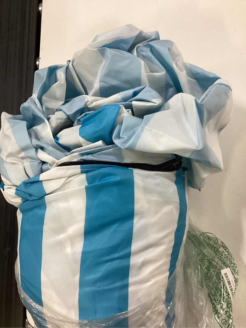 Condition photo showing Good Condition for rectangular pool cover,waterproof cover for 120" l x 72" w inflatable pool, 10' x 6' rectangle above ground swimming pool cover, with elastic band increase stability(cover only,blue) 10' x 6' (rectangular)