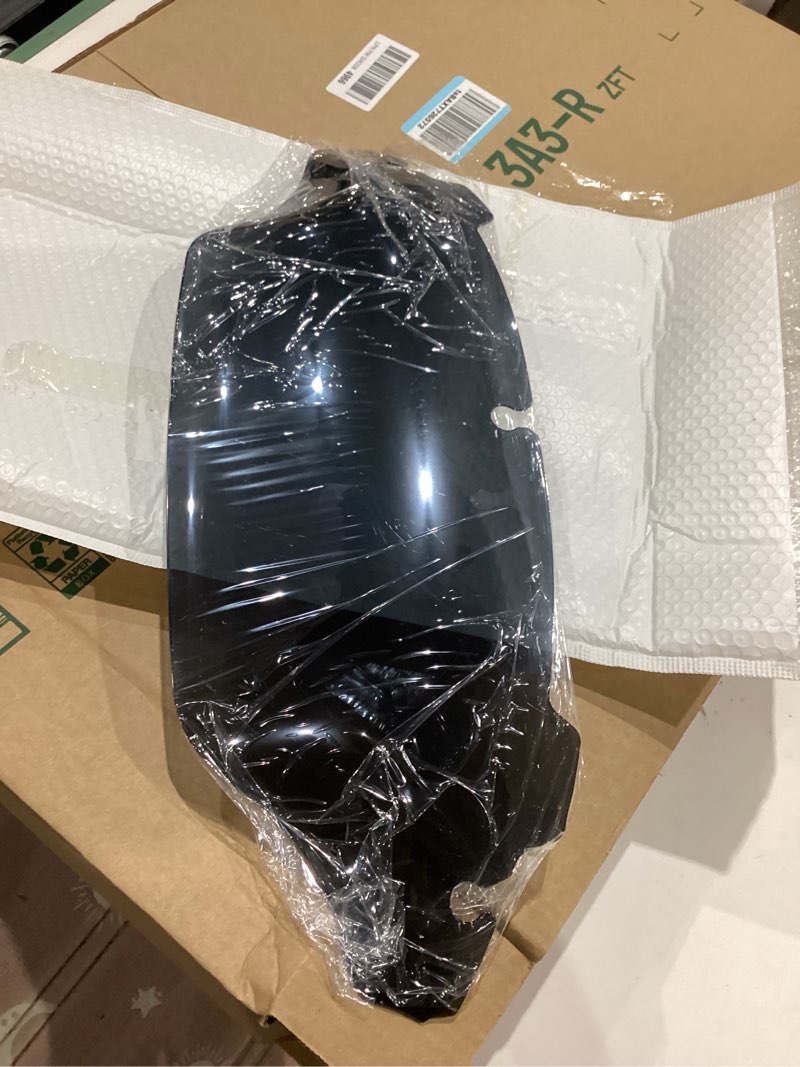 Condition photo showing As Is for smoke 7" motorcycle wave windshield windscreen compatible for 2014-2023 harley davidson touring street glide electra glide tri glide flhx flhxu flhtc fltr fltr flhtk flhxse smoked 7''