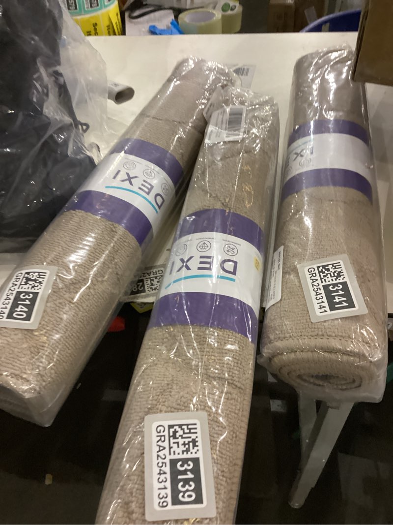 Condition photo showing New/Like New for DEXI Front Door Entryway Mat Non Slip, 2x3 ft Washable Inside Entrance for House Floor Low Profile, Thin Entry Doormat Absorbent Dirt Trapper, Pebble Beige 2' x 3' (Rectangular) Pebble Beige