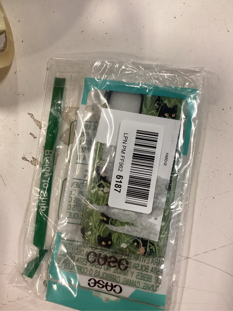 Condition photo showing New/Like New for for iPhone 11 Case,HL2 Grass Cat Hybrid 2 Layer Hard Shell Silicone Protective Pattern Design Case Grass Cat iPhone 11