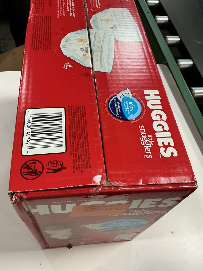 Condition photo showing New/Like New for huggies little snugglers diapers - size 1 - 168ct