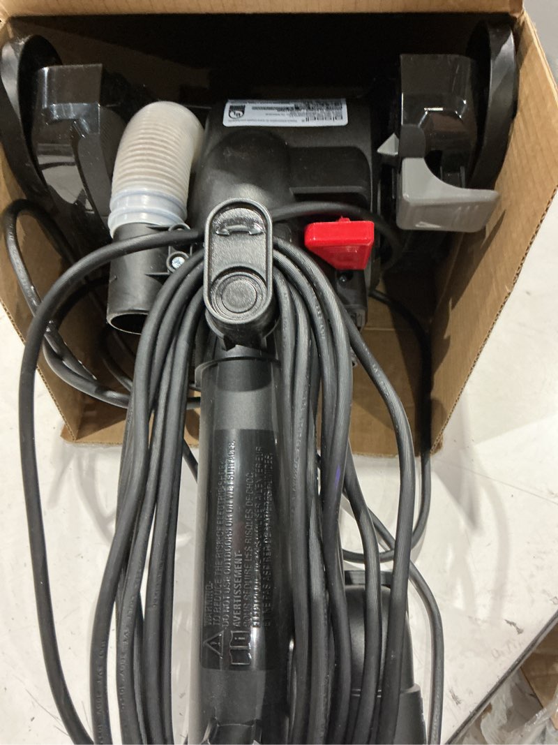 Condition photo showing As Is for bissell cleanview compact upright vacuum, lightweight design for apartments & dorms, powerful suction with removable extension wand & scatter-free technology, 3508