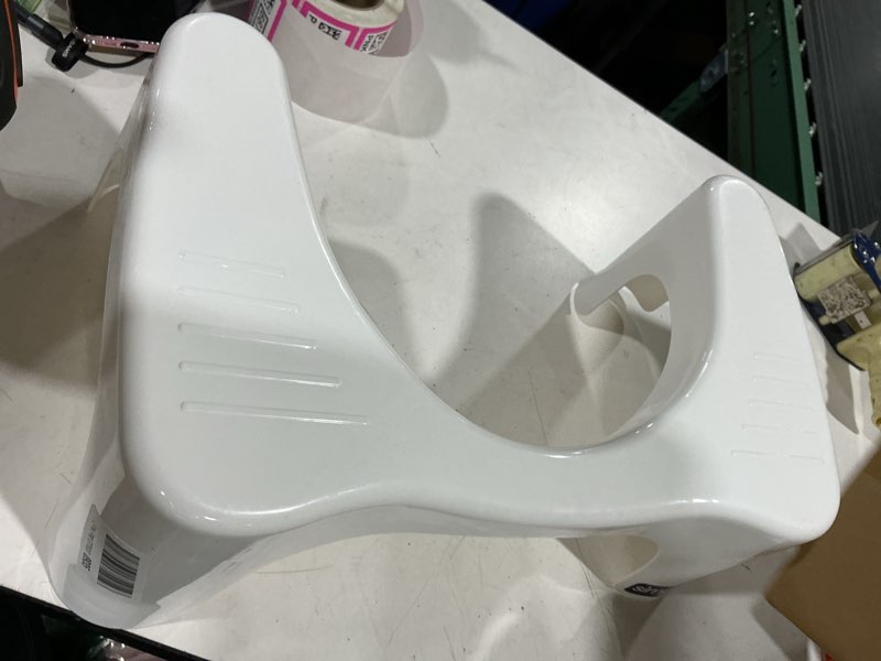 Condition photo showing Good Condition for squatty potty simple curve bathroom toilet stool 7" white