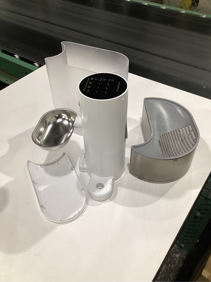 Condition photo showing As Is for (USED, NOT TESTED) Petgravity Smart Cat Water Dispenser - Stainless Steel Water Bowl, Self-Refill Cat Water Fountain Automatic Water Dispenser for Cats & Small Dogs, 3.5L/118.4oz Cat Water Fountain 2026
