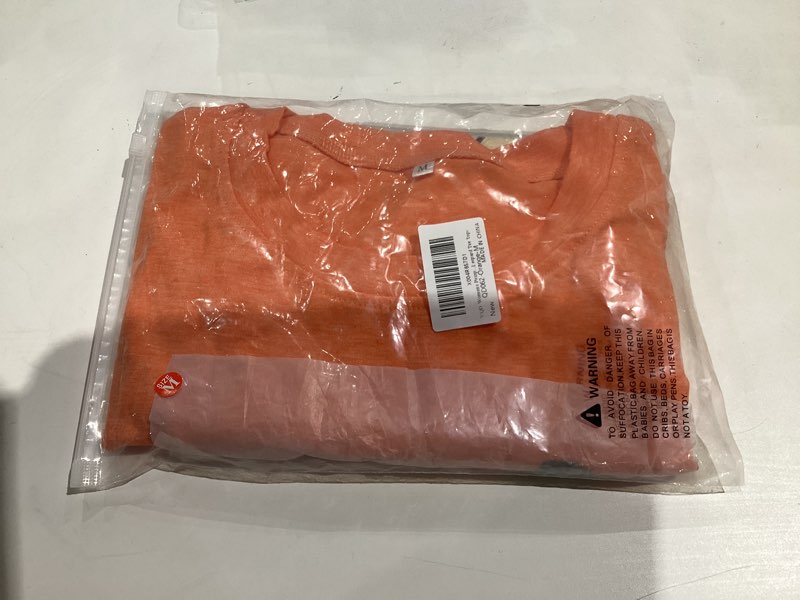 Condition photo showing New/Like New for Womens Christian Thanksgiving Shirts Thankful Fall T-Shirt Autumn Blessing Psalm Tee Tops Orange Medium
