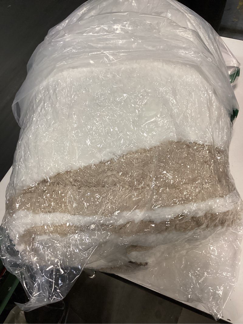 Condition photo showing As Is for Heated Blanket Queen Size Electric Blanket - 84"x90" Washable Dual Control Heated Blankets for Bed with Fast Heating & Overheat Protection, 5 Heating Levels and 10 Hours Auto-off, Great Gifts (Beige) Beige Queen 84'' x 90''