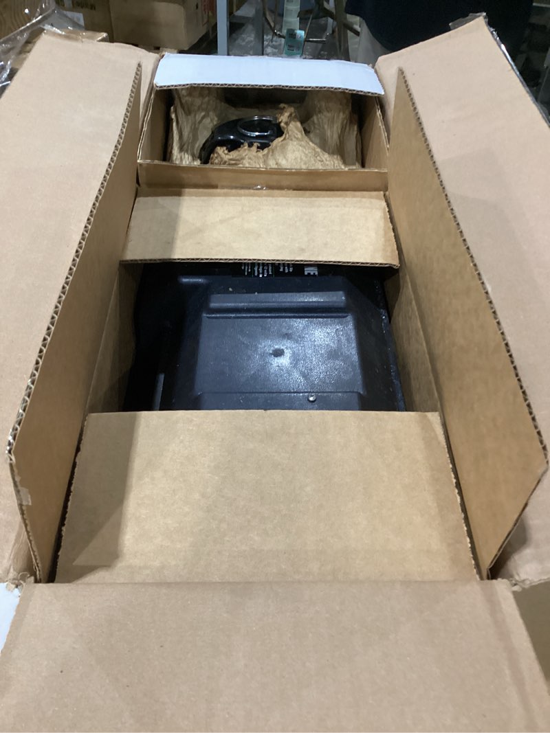 Condition photo showing As Is for WAYNE ESP25n - 12 Volt Battery Back Up Sump Pump, Battery Not Included - Up to 2,700 Gallons Per Hour - Heavy Duty Basement Sump Pump