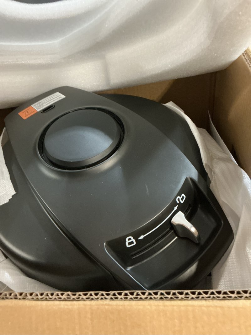 Condition photo showing As Is for instant pot duo crisp ultimate lid,13-in-1 air fryer&pressure cooker combo, sauté, slow cook, bake, steam, warm, roast, dehydrate, sous vide&proof, app with over 800 recipes,1500 watts,6.5 quart,black non-wi-fi